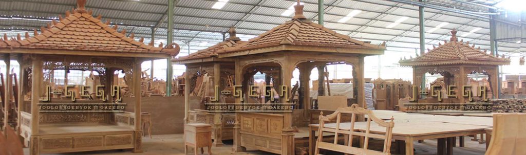Pusat penjualan gazebo kayu jati